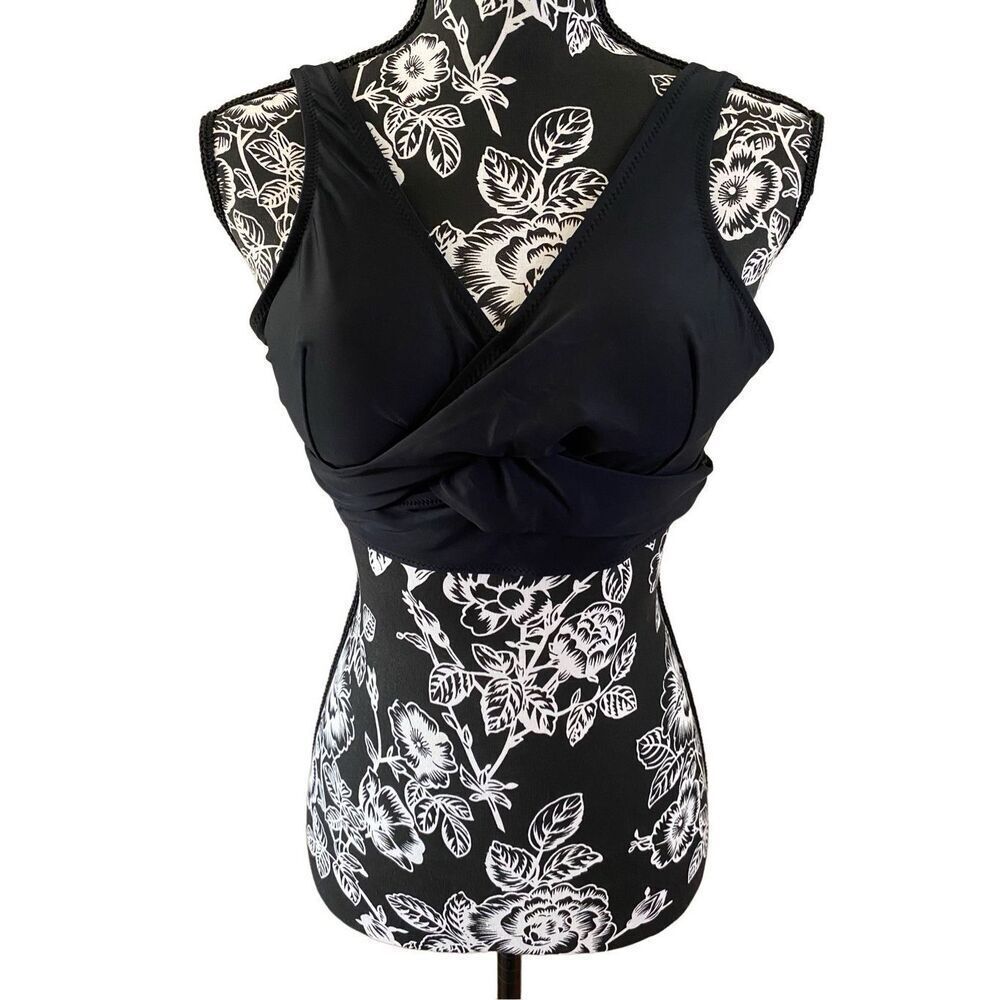 Crossover Corset Style Bikini Top Swimwear Beach Vacation Tie Back